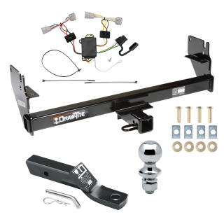 Trailer Tow Hitch For 05-15 Toyota Tacoma Except X-Runner Complete Package w/ Wiring and 1-7/8" Ball