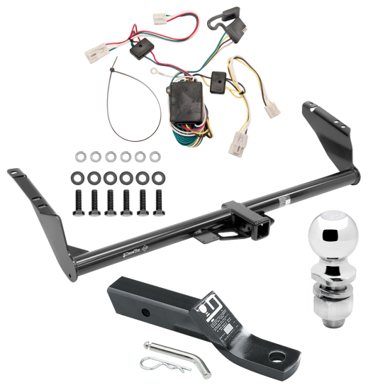 Trailer Tow Hitch For  04-10 Toyota Sienna Complete Package w/ Wiring and 2" Ball