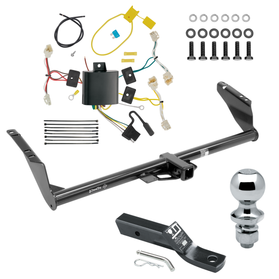 Trailer Tow Hitch For 15-20 Toyota Sienna Except SE Complete Package w/ Wiring and 1-7/8" Ball