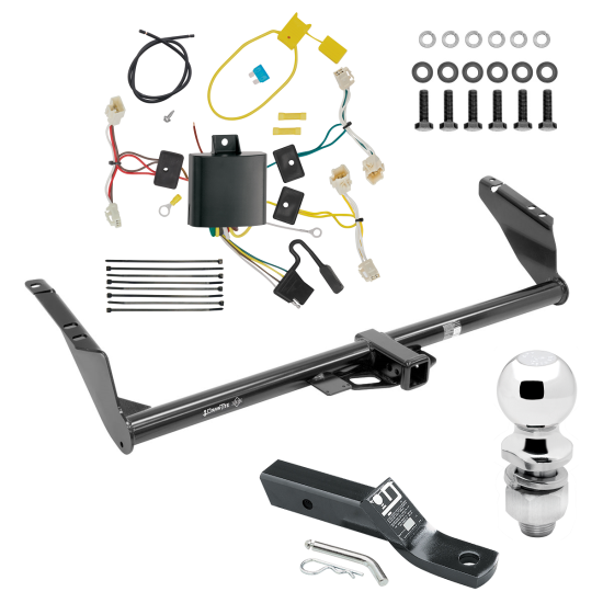 Trailer Tow Hitch For 15-20 Toyota Sienna Except SE Complete Package w/ Wiring and 2" Ball