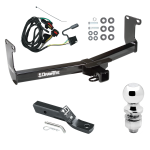 Trailer Tow Hitch For 05-11 Dodge Dakota RAM Mitsubishi Raider Complete Package w/ Wiring and 2-5/16" Ball