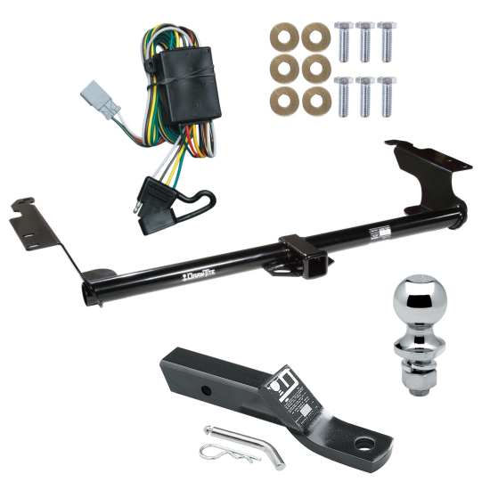 Trailer Tow Hitch For  99-04 Honda Odyssey Complete Package w/ Wiring and 1-7/8" Ball