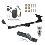 Trailer Tow Hitch For  05-10 Honda Odyssey Complete Package w/ Wiring and 1-7/8" Ball