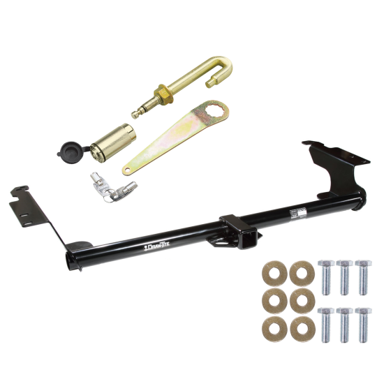 Trailer Tow Hitch For 99-17 Honda Odyssey All Styles Class 3 2" Towing Receiver w/ J-Pin Anti-Rattle Lock