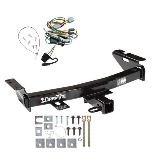 Trailer Tow Hitch For 97-05 Chevy Venture Oldsmobile Silhouette Pontiac Trans Sport Montana w/ Wiring Harness Kit