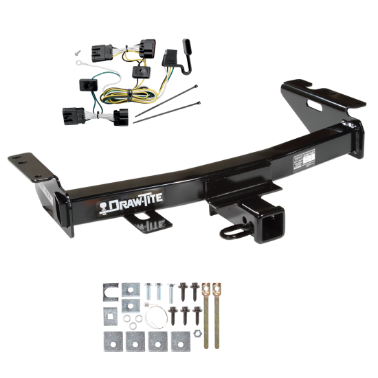 Trailer Tow Hitch For 05-09 Chevy Uplander Pontiac Montana SV6 Buick Terraza Saturn Relay w/ Wiring Harness Kit