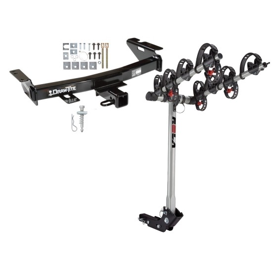 Trailer Tow Hitch For 97-09 Terraza Uplander Venture Montana w/ 4 Bike Carrier Rack