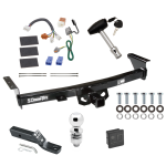 Trailer Tow Hitch For 05-23 Nissan Frontier 09-12 Suzuki Equator Deluxe Package Wiring 2" Ball and Lock