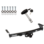 Trailer Tow Hitch For 05-24 Nissan Frontier 09-12 Suzuki Equator w/ Security Lock Pin Key