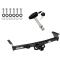 Trailer Tow Hitch For 05-24 Nissan Frontier 09-12 Suzuki Equator w/ Security Lock Pin Key