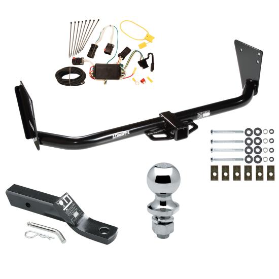 Trailer Tow Hitch For 04-06 Dodge Durango Complete Package w/ Wiring and 1-7/8" Ball