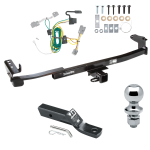 Trailer Tow Hitch For 08-09 Ford Taurus X  Complete Package w/ Wiring and 1-7/8" Ball