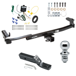 Trailer Tow Hitch For 05-07 Mercury Montego  Complete Package w/ Wiring and 1-7/8" Ball