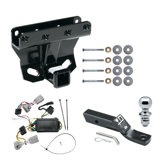 Trailer Tow Hitch For 05-06 Jeep Grand Cherokee Complete Package w/ Wiring and 1-7/8" Ball