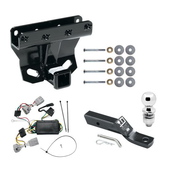 Trailer Tow Hitch For 05-06 Jeep Grand Cherokee Complete Package w/ Wiring and 2" Ball