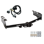 Trailer Tow Hitch For 99-13 Chevy Silverado GMC Sierra 1500 w/ Wiring Harness Kit