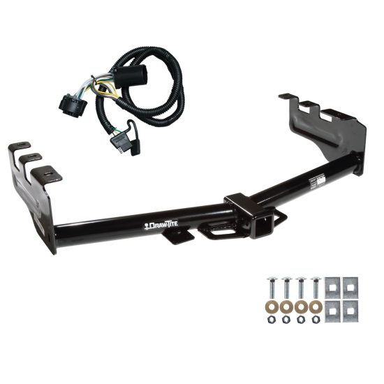 Trailer Tow Hitch For 99-13 Chevy Silverado GMC Sierra 1500 w/ Wiring Harness Kit