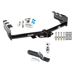 Trailer Tow Hitch For 99-07 Chevy Silverado GMC Sierra 1500 99-04 2500 LD Complete Package w/ Wiring and 2" Ball