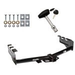 Trailer Tow Hitch For 99-13 Chevy Silverado GMC Sierra 1500 and 99-04 2500 LD w/ Security Lock Pin Key