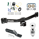 Trailer Tow Hitch For 04-10 BMW X3 Complete Package w/ Wiring and 2" Ball