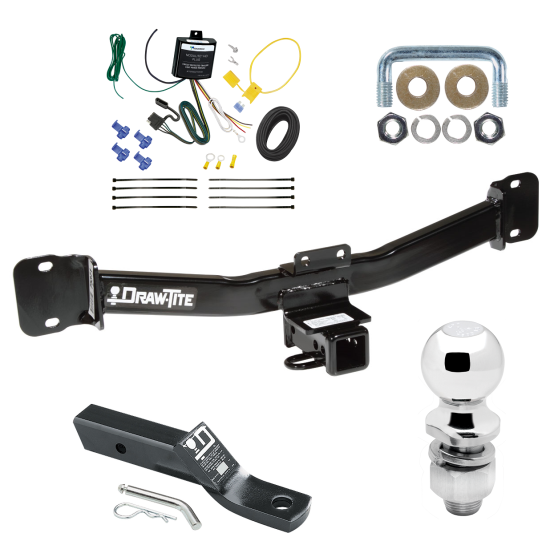 Trailer Tow Hitch For 04-10 BMW X3 Complete Package w/ Wiring and 2" Ball