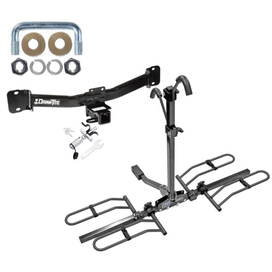 Trailer Tow Hitch For 04-10 BMW X3 Platform Style 2 Bike Rack w/ Anti Rattle Hitch Lock