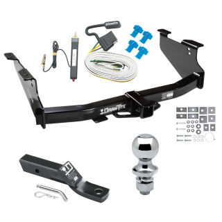 Trailer Tow Hitch For 03-09 Dodge Ram 1500 2500 3500 Complete Package w/ Wiring and 1-7/8" Ball