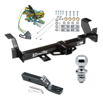 Trailer Tow Hitch For 02-07 Buick Rendezvous 01-05 Pontiac Aztek Complete Package w/ Wiring and 1-7/8" Ball