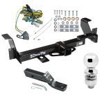 Trailer Tow Hitch For 02-07 Buick Rendezvous 01-05 Pontiac Aztek Complete Package w/ Wiring and 2" Ball