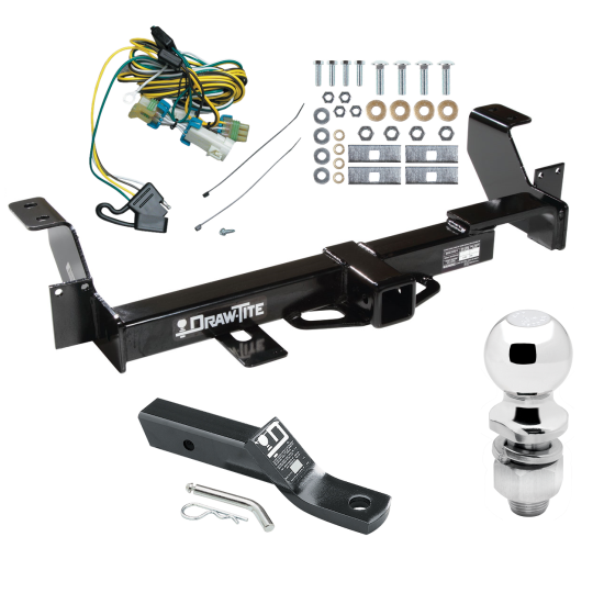 Trailer Tow Hitch For 02-07 Buick Rendezvous 01-05 Pontiac Aztek Complete Package w/ Wiring and 2" Ball