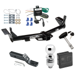 Trailer Tow Hitch For 06-10 Ford Explorer 08-10 Mercury Mountaineer Complete Package w/ Wiring and 2" Ball and Lock