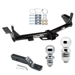 Trailer Tow Hitch For 06-10 Ford Explorer Mercury Mountaineer Receiver w/ 1-7/8" and 2" Ball