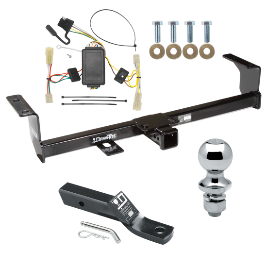 Trailer Tow Hitch For 06-13 Suzuki Grand Vitara Except 3 Dr Hatchback Complete Package w/ Wiring and 1-7/8" Ball