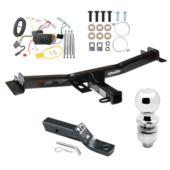 Trailer Tow Hitch For 07-14 Toyota FJ Cruiser Complete Package w/ Wiring and 2" Ball
