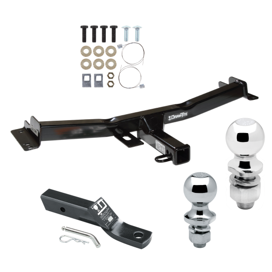 Trailer Tow Hitch For 07-14 Toyota FJ Cruiser Receiver w/ 1-7/8" and 2" Ball