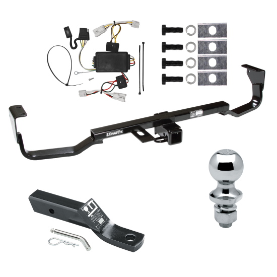 Trailer Tow Hitch For 07-09 Hyundai Santa Fe Complete Package w/ Wiring and 1-7/8" Ball