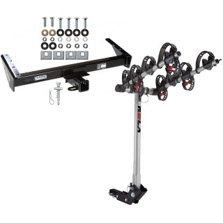 Trailer Tow Hitch For 73-91 Chevy GMC Suburban C/K R/V 10 20 1500 2500 w/ 4 Bike Carrier Rack