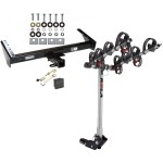 Trailer Tow Hitch For 73-91 Chevy GMC Suburban C/K R/V 10 20 1500 2500 4 Bike Rack w/ Hitch Lock and Cover