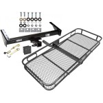 Trailer Tow Hitch For 73-91 Chevy GMC Suburban C/K R/V 10 20 1500 2500 Basket Cargo Carrier Platform Hitch Lock and Cover