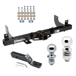 Trailer Tow Hitch For 06-08 Ford F-150 Lincoln Mark LT Receiver w/ 1-7/8" and 2" Ball