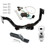 Trailer Tow Hitch For 03-06 KIA Sorento Complete Package w/ Wiring and 2" Ball