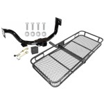 Trailer Tow Hitch For 03-09 KIA Sorento Basket Cargo Carrier Platform Hitch Lock and Cover 