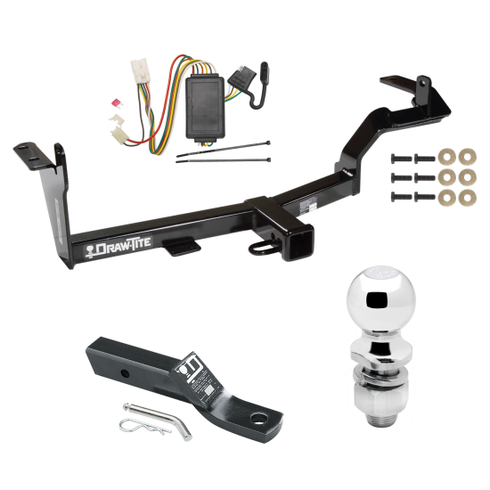 Trailer Tow Hitch For 06-11 Mitsubishi Endeavor Complete Package w/ Wiring and 2" Ball