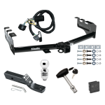 Trailer Tow Hitch For 99-13 Chevy Silverado GMC Sierra 1500 Deluxe Package Wiring 2" Ball and Lock