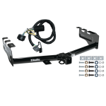 Trailer Tow Hitch For 99-13 Chevy Silverado GMC Sierra 1500 w/ Wiring Harness Kit