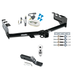 Trailer Tow Hitch For 99-07 Chevy Silverado GMC Sierra 1500 99-04 2500 LD Package w/ Wiring and 2" Ball