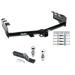 Trailer Tow Hitch For 99-13 Chevy Silverado GMC Sierra 1500 99-04 2500 LD Receiver w/ 1-7/8" and 2" Ball