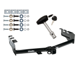 Trailer Tow Hitch For 99-13 Chevy Silverado GMC Sierra 1500 and 99-04 2500 w/ Security Lock Pin Key