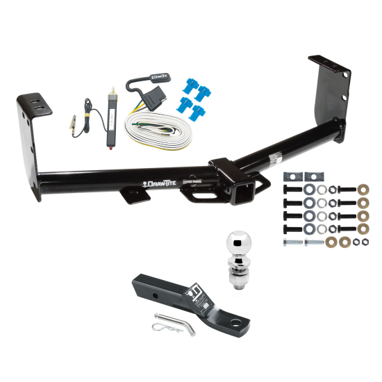 Trailer Tow Hitch For 07-21 Toyota Tundra Complete Package w/ Wiring and 2" Ball