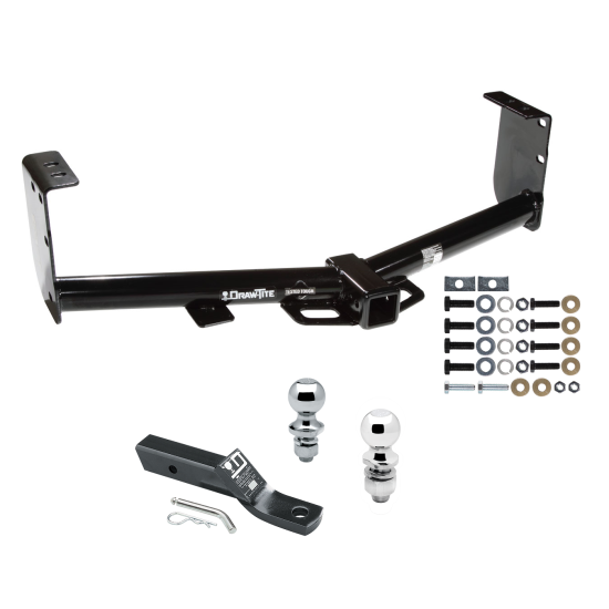 Trailer Tow Hitch For 07-21 Toyota Tundra Receiver w/ 1-7/8" and 2" Ball